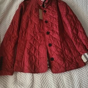 Burberry  red jacket -NEW - never worn -with the tag